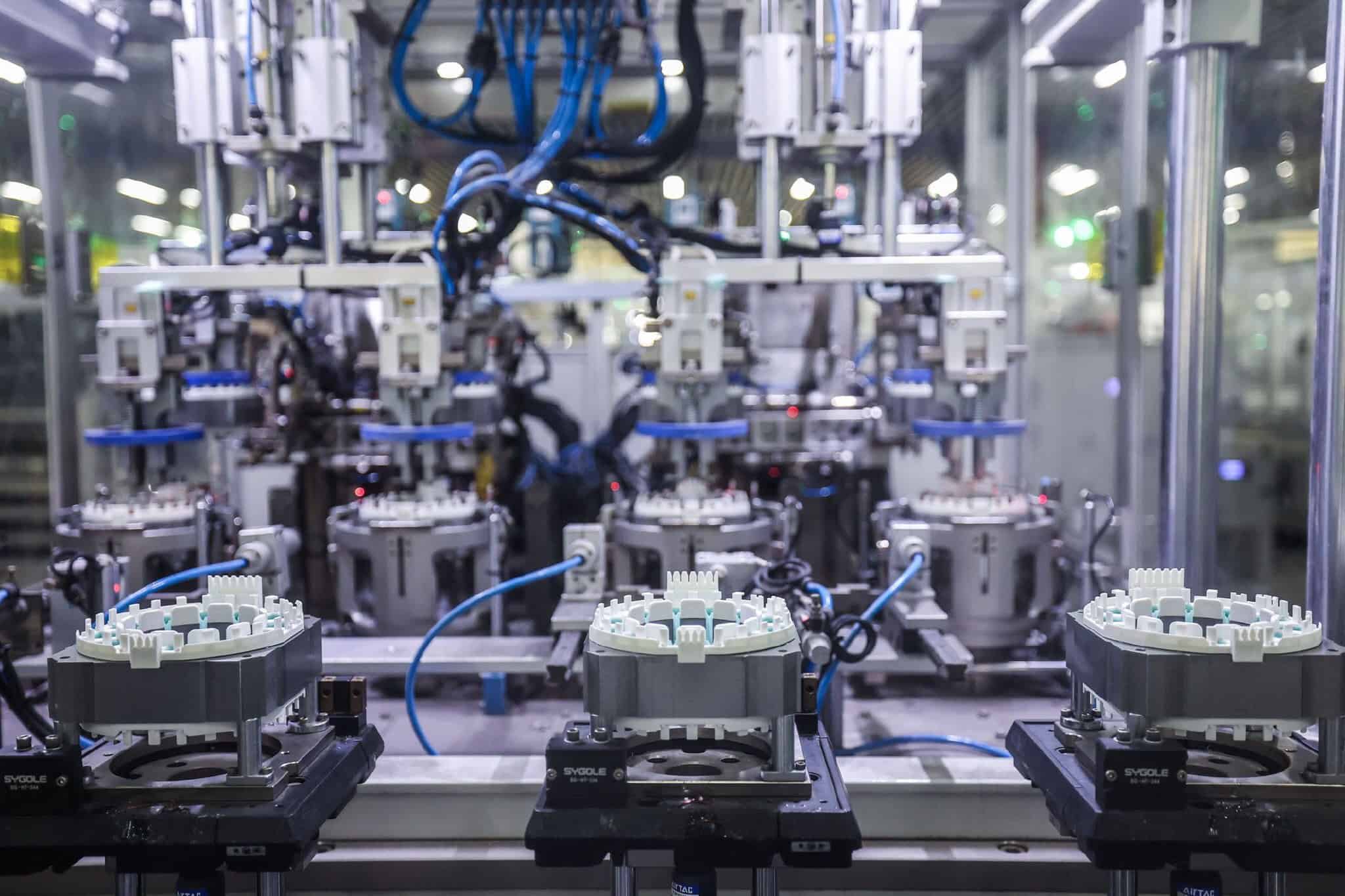 Brushless motor automated production line